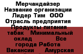 Мерчандайзер › Название организации ­ Лидер Тим, ООО › Отрасль предприятия ­ Продукты питания, табак › Минимальный оклад ­ 5 000 - Все города Работа » Вакансии   . Амурская обл.,Октябрьский р-н